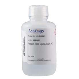 Yttrium 1,000 mg/L (Y2O3), 2% HCl, 250ml